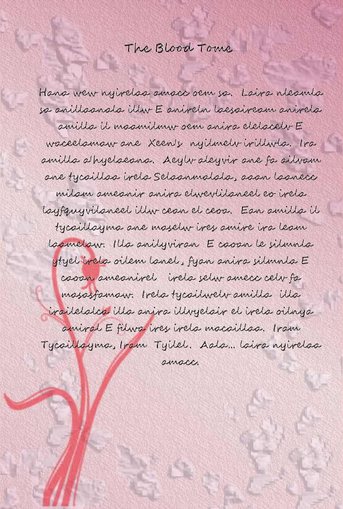 Blood Tome Excepts