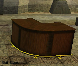 Corner Bar Piece
