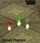 Small magical Flames