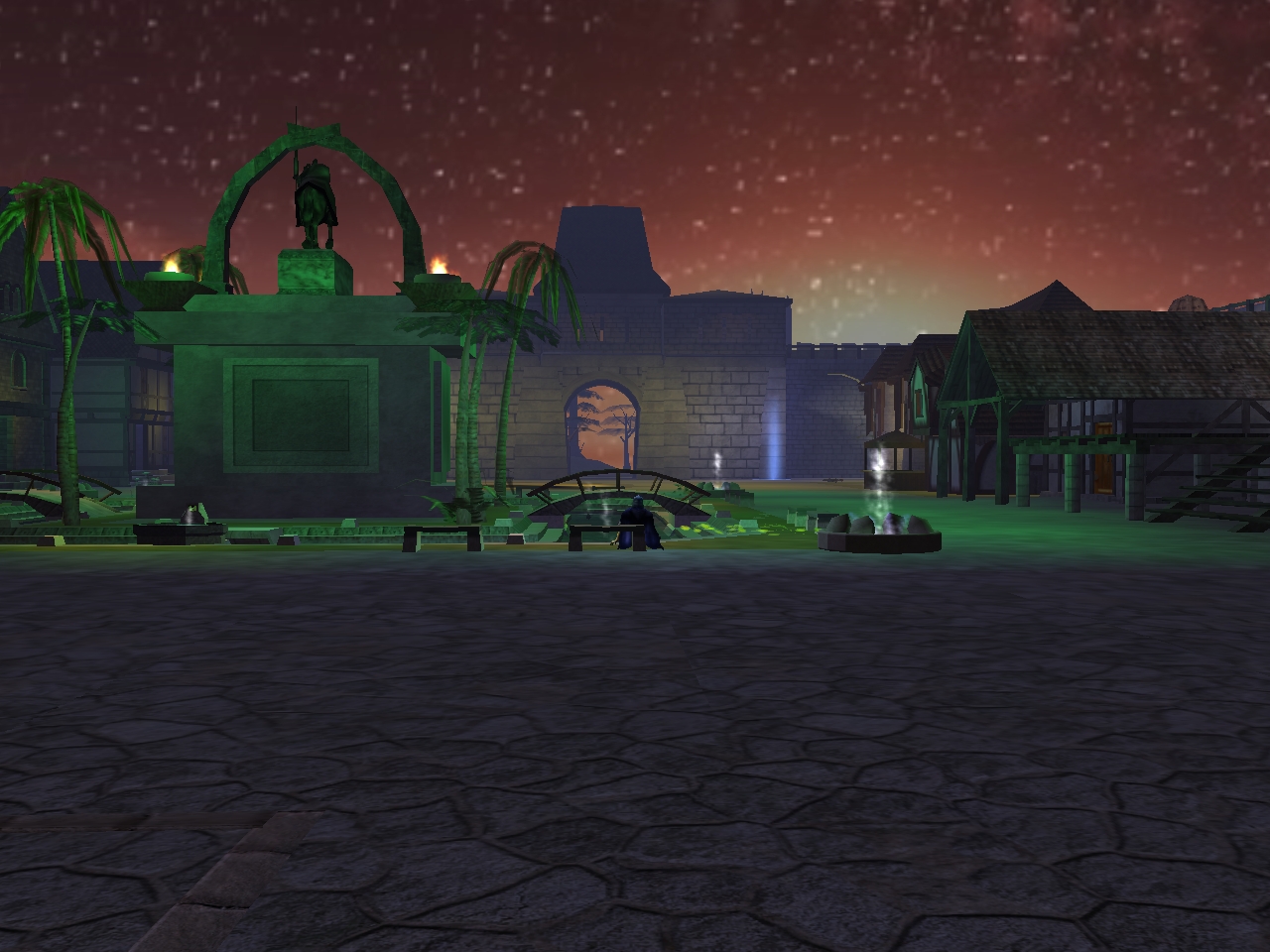 Storold watching the sunset in Hempstead..