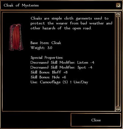 Cloak of Mysteries
