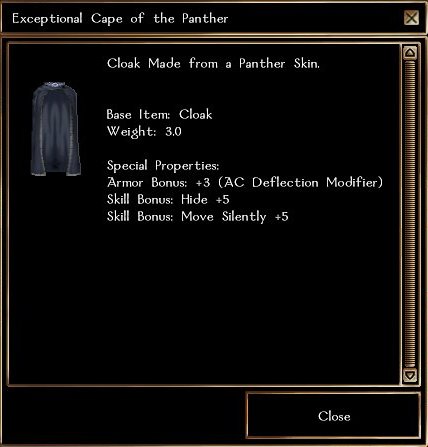 Exceptional Cape of the Panther