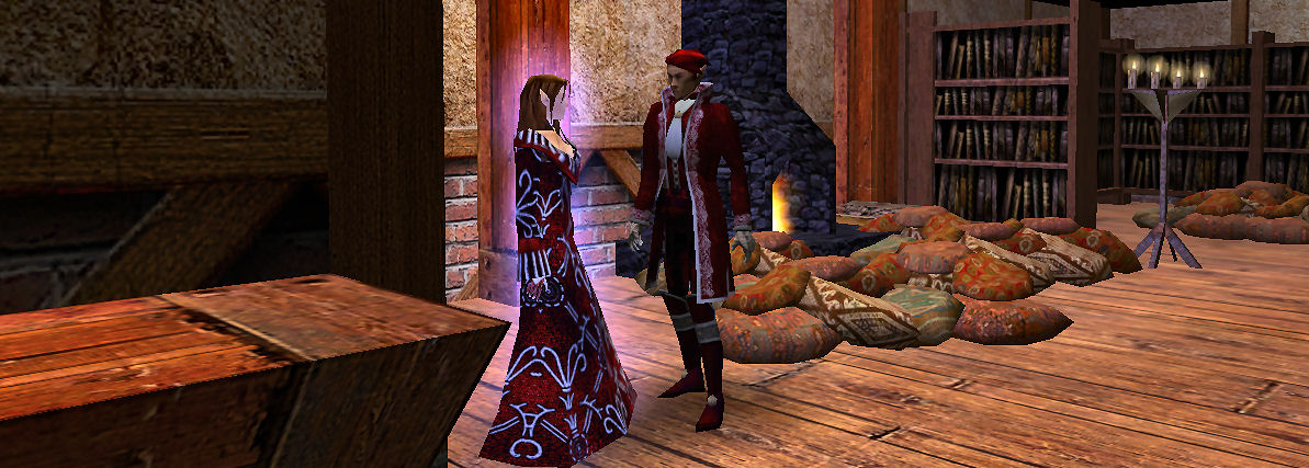 Hanna and Krys at home