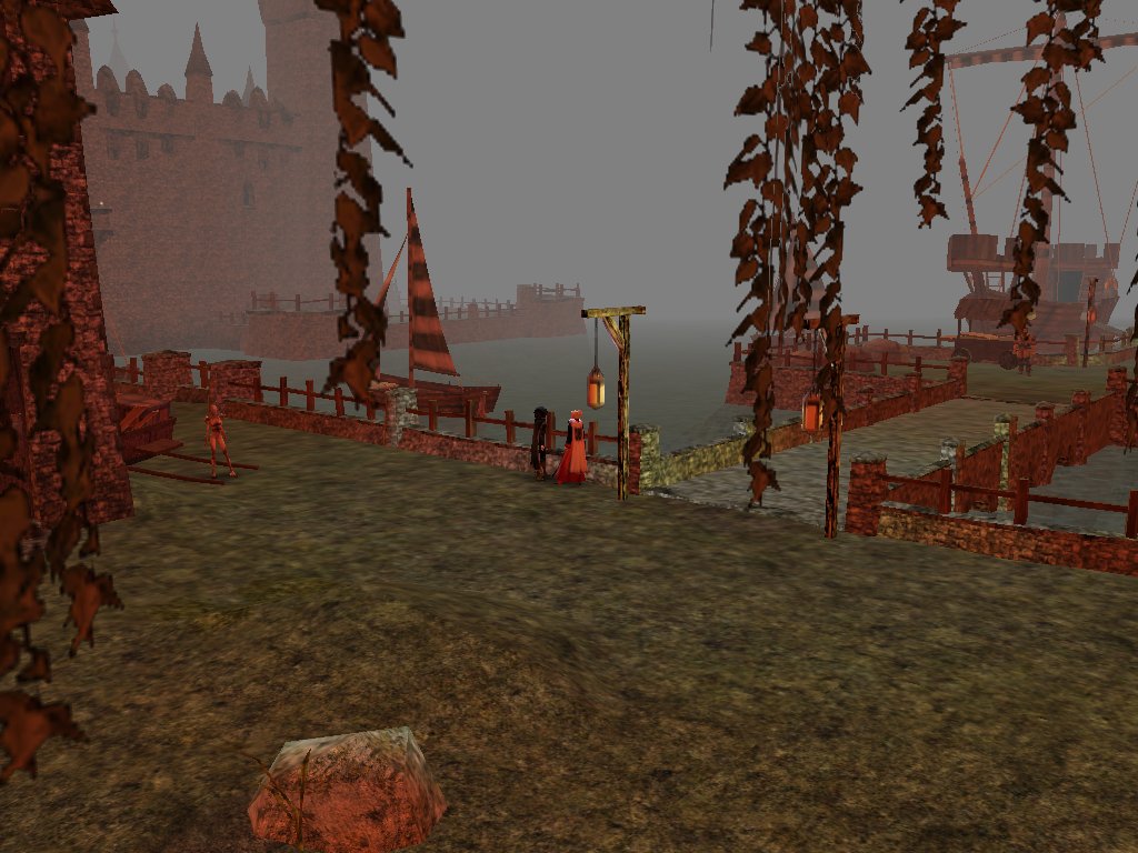 Ami and Emie Talking at the Docks