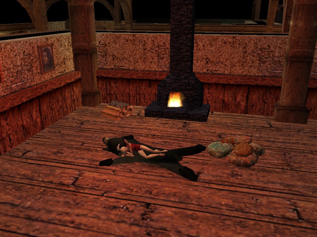 Ami finally not moving or talking.