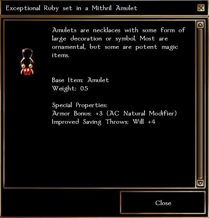 Ruby Mithril Amulet