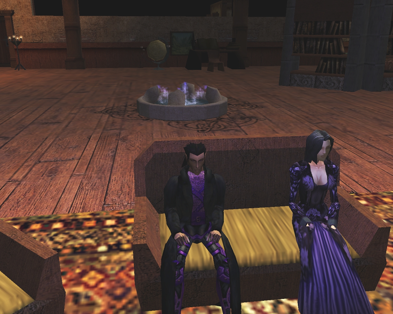 Hawk and kinai in formal wear