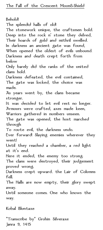The Fall of The Crescent Moon & Shield