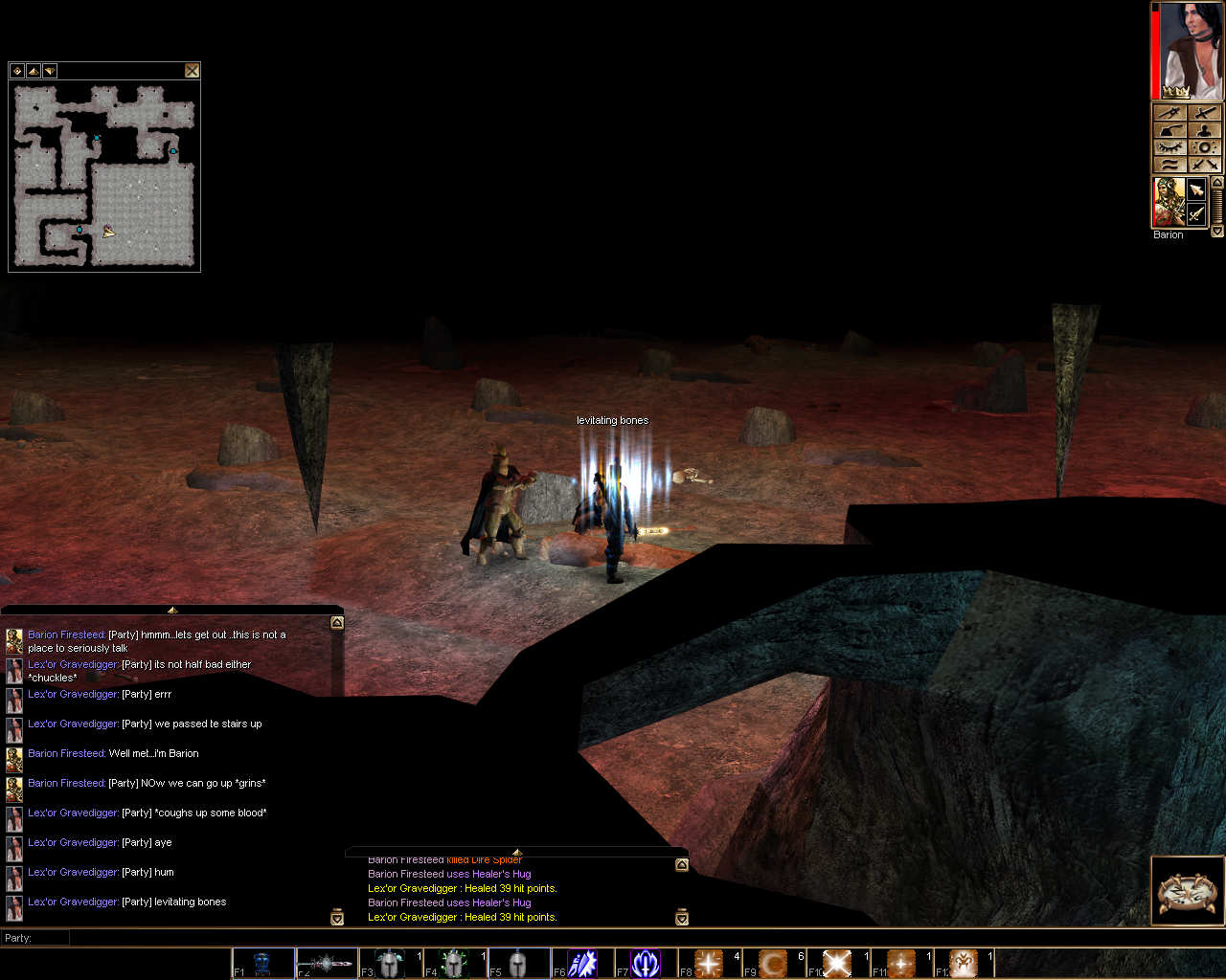 In a cave with Barion