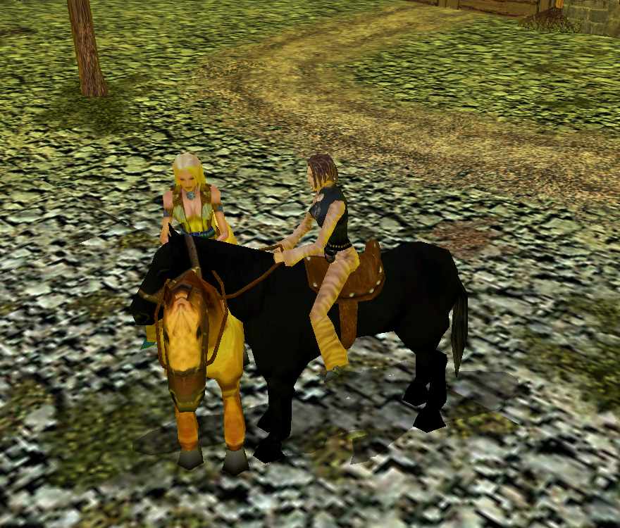 Fireball putting the moves on Ponytail's Pride