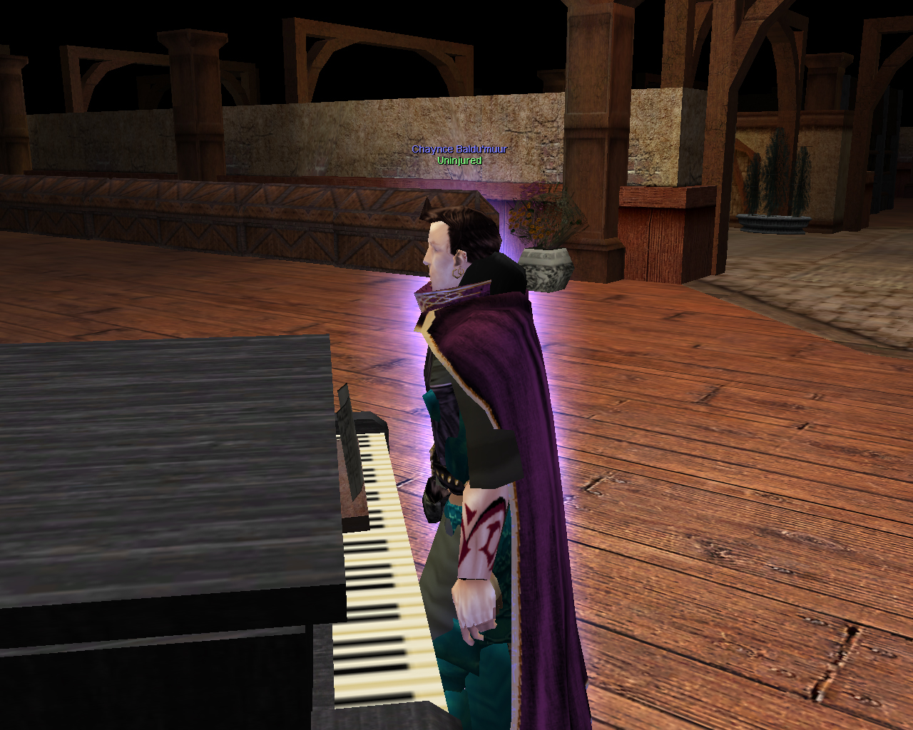 Sil_hiding_under_the_cloak_of_Chaynce_while_he_massacres_the_song_she_just_