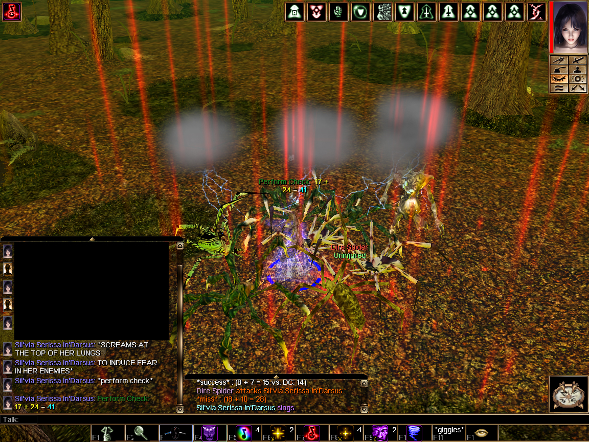 Spiders? why should I be scared of spiders? *Screams her heart out*