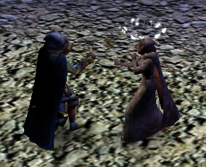 Lance and Oma are done with words....