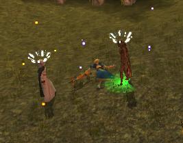 Ell tending Bella's wounds