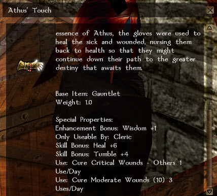 A Gala raffle item. Good Luck!