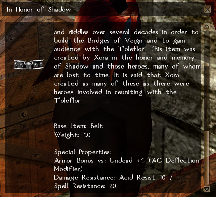 A Gala raffle item. Good Luck!