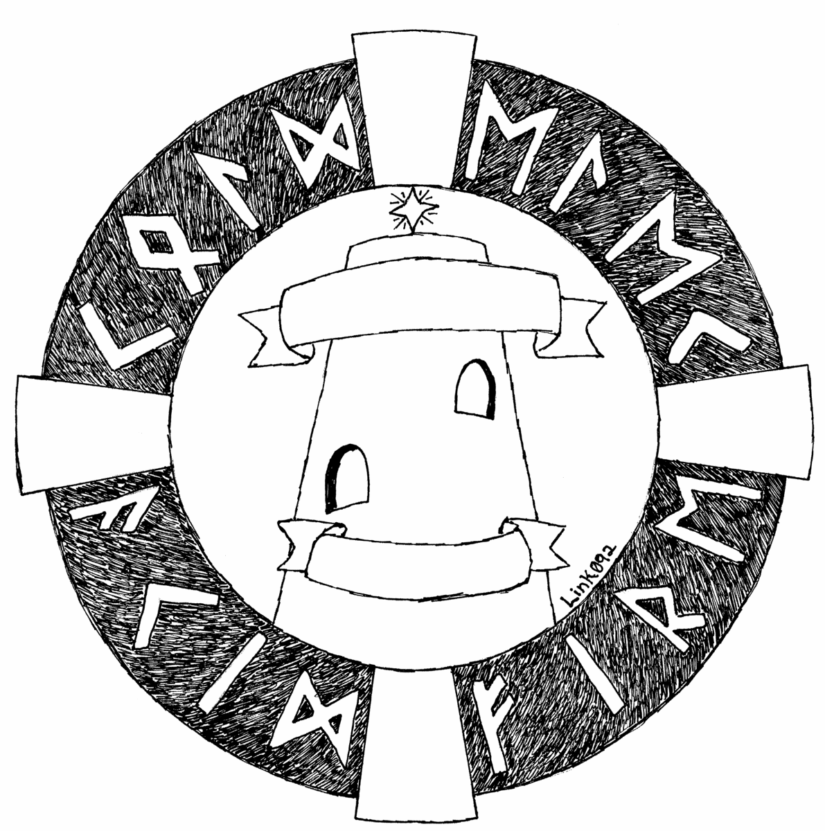 Tower Academy Seal Sketch