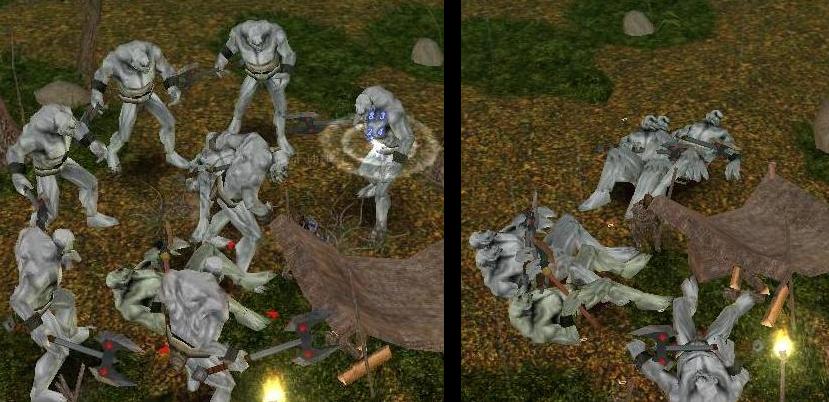 Giants, before and after
