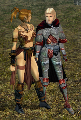 The Happy Couple in Battle Dress