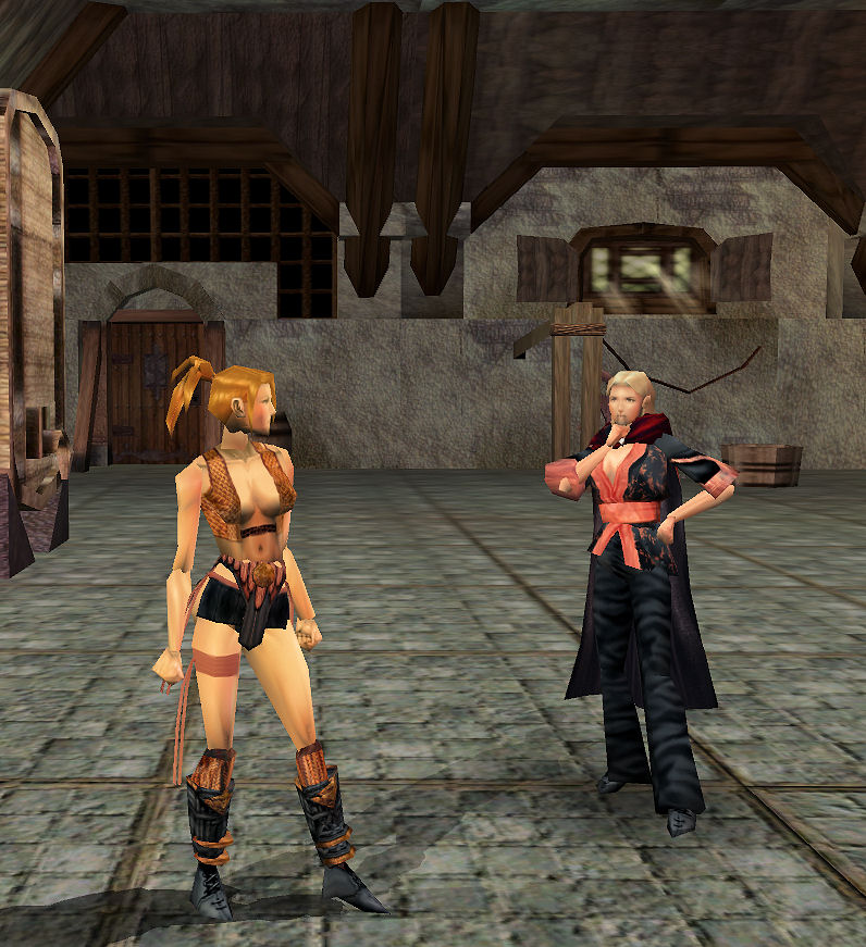 The newlyweds set up home