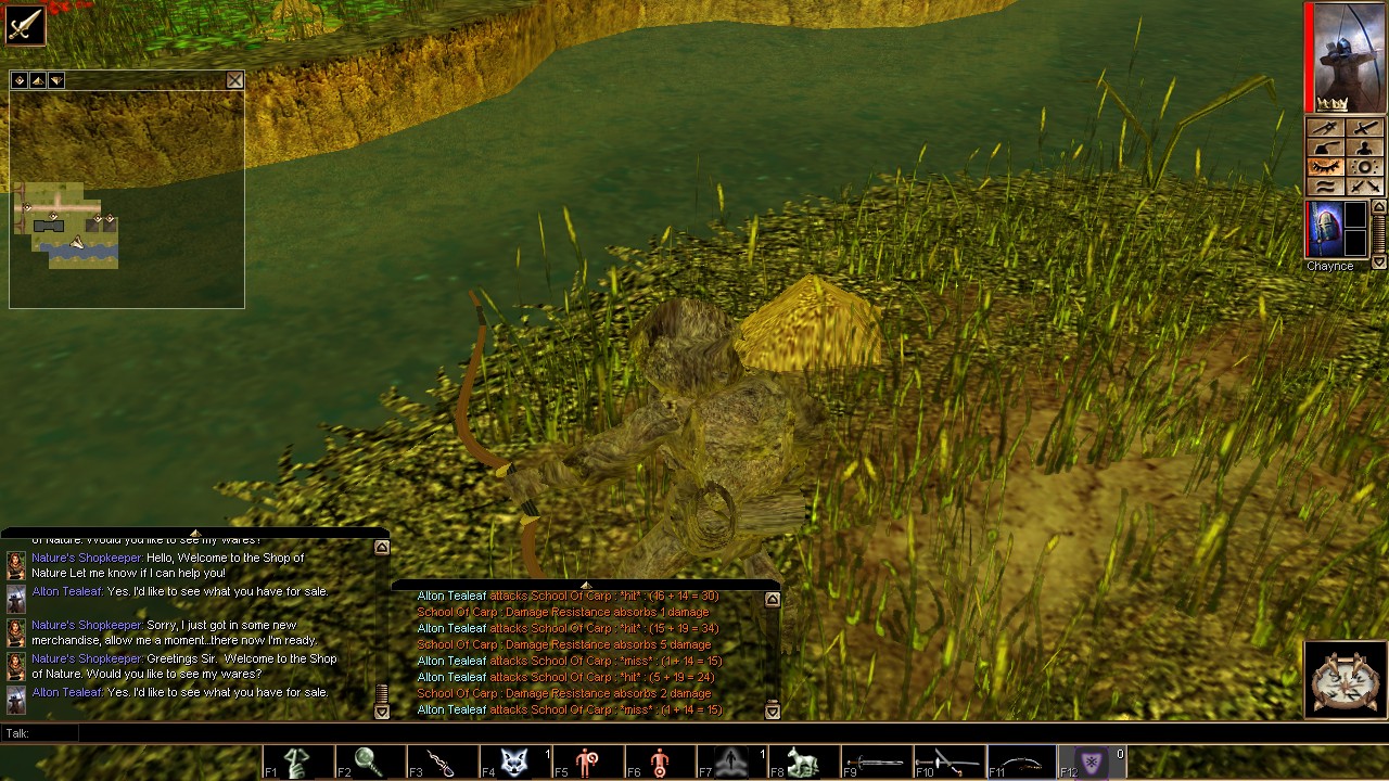 Alton,  what are you scared of? You'r fishing!