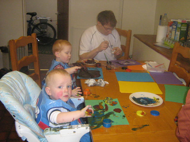 mumbles making just as much mess as joshua and his cousin