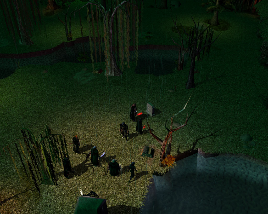 Finding Key's gravestone - and drawing Mephits on it.