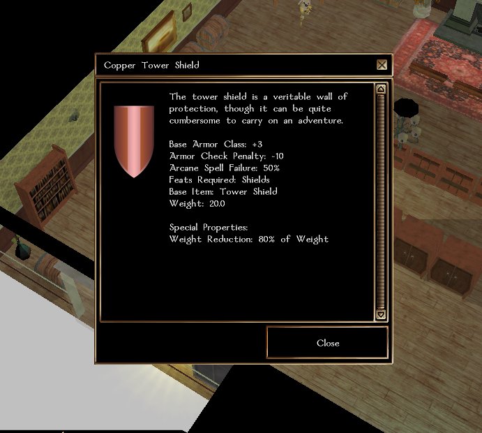 New Copper and Bronze Armors, shield, and helmets.