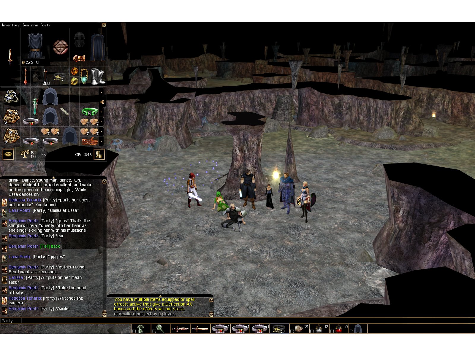 Ben, Lana, Hedessa, Marec, Larissa, Razzie