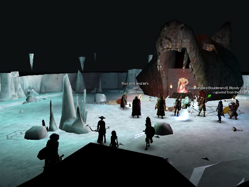 The Dwarves decide how to dismantle the evil altar