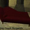 Fainting Couch - Burgandy