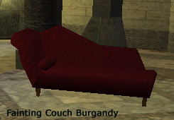 Fainting Couch - Burgandy