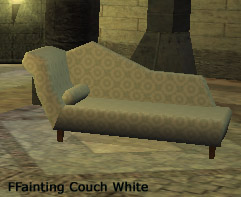 Fainting Couch White