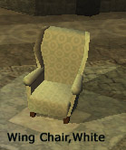 Wing Chair White