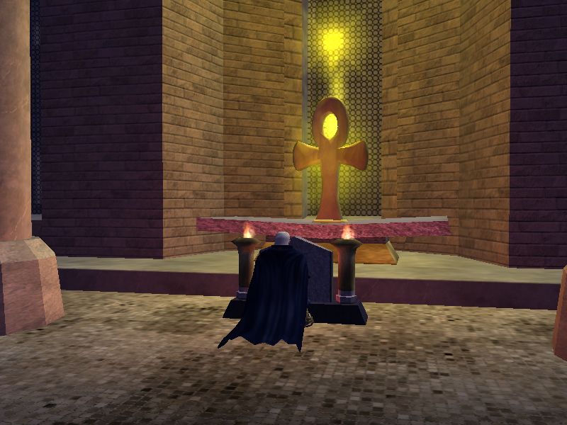 Prayer at the alter of the holy