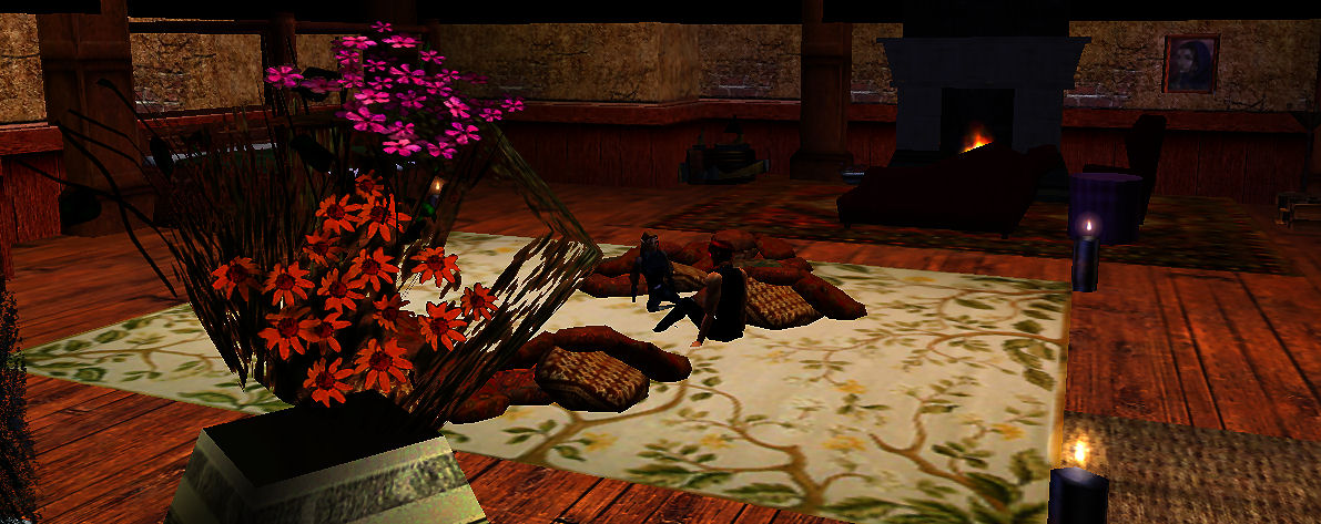 With Ely, at home in the Tower.