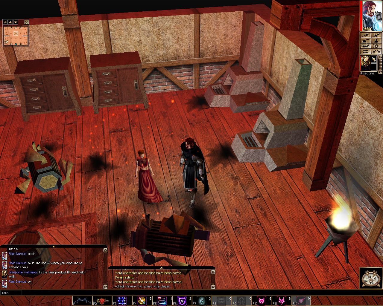 a little bit of crating with his old mentor