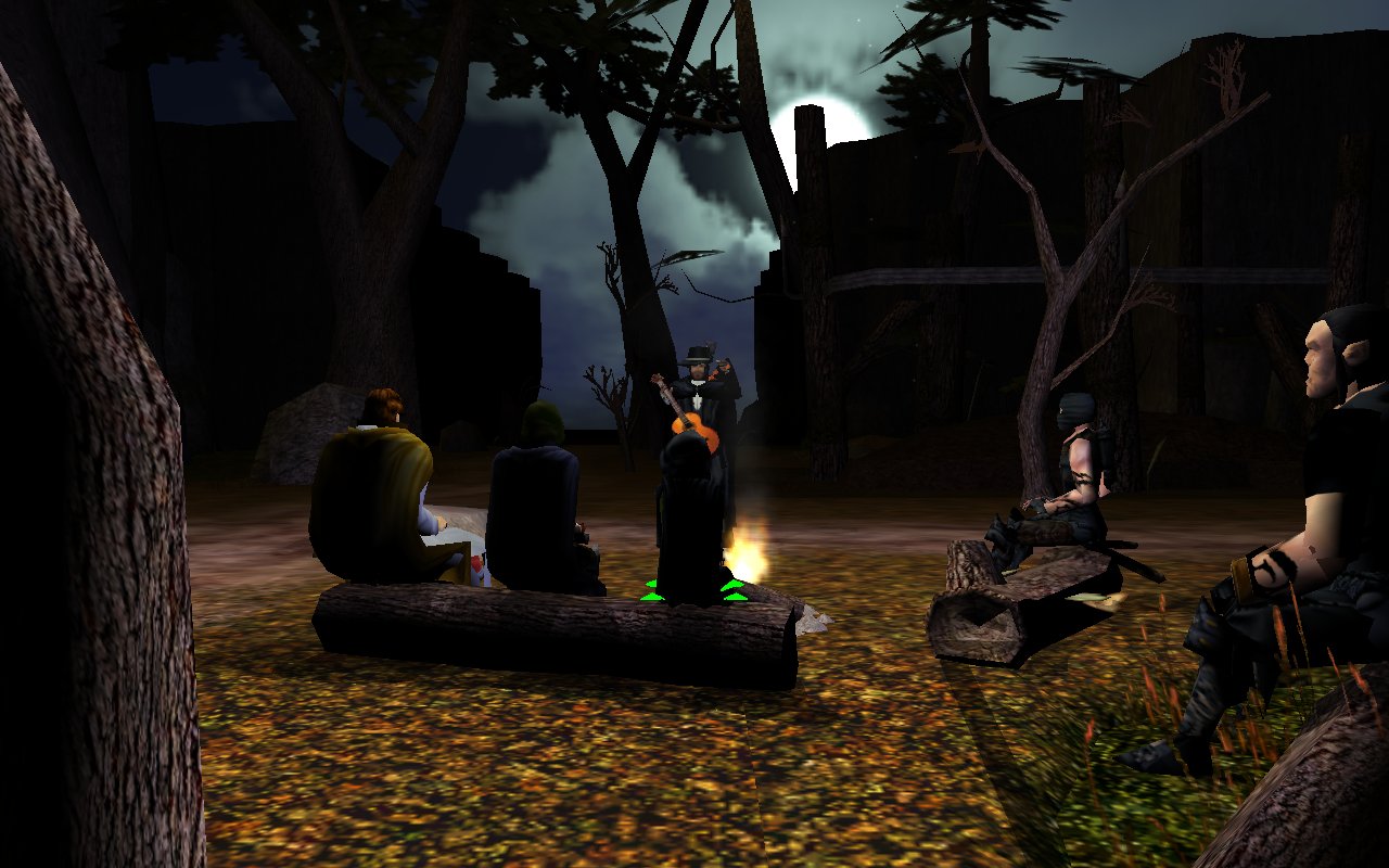 Evening at the Crossroads