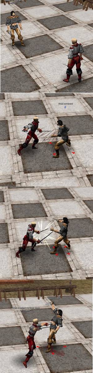 Sparring with a master