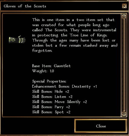 Gloves of the Scouts