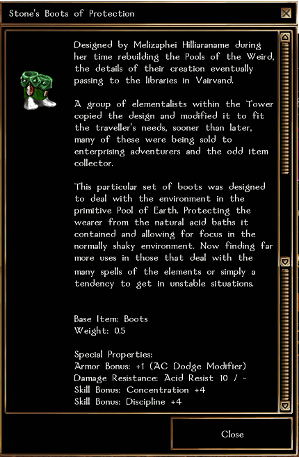 Stone's Boots of Protection