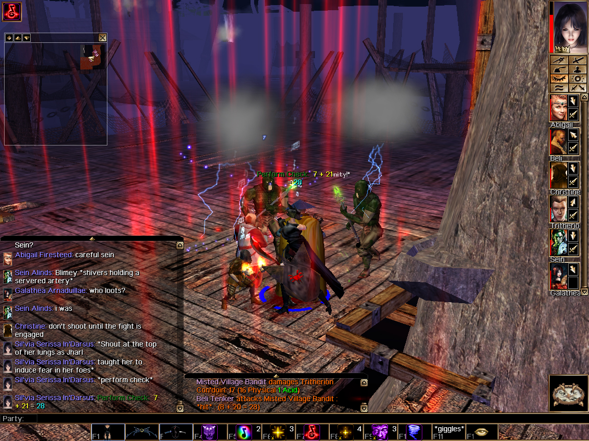 Training with friends