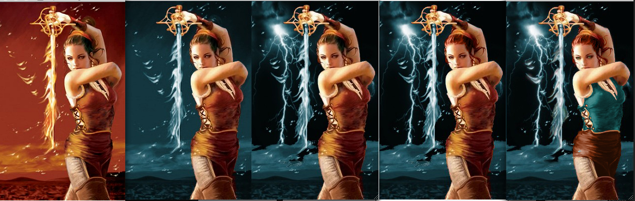 In progress Portrait for Kali