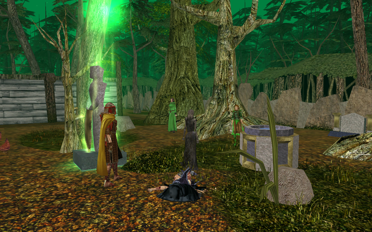 Dead bodies being dragged to a temple.