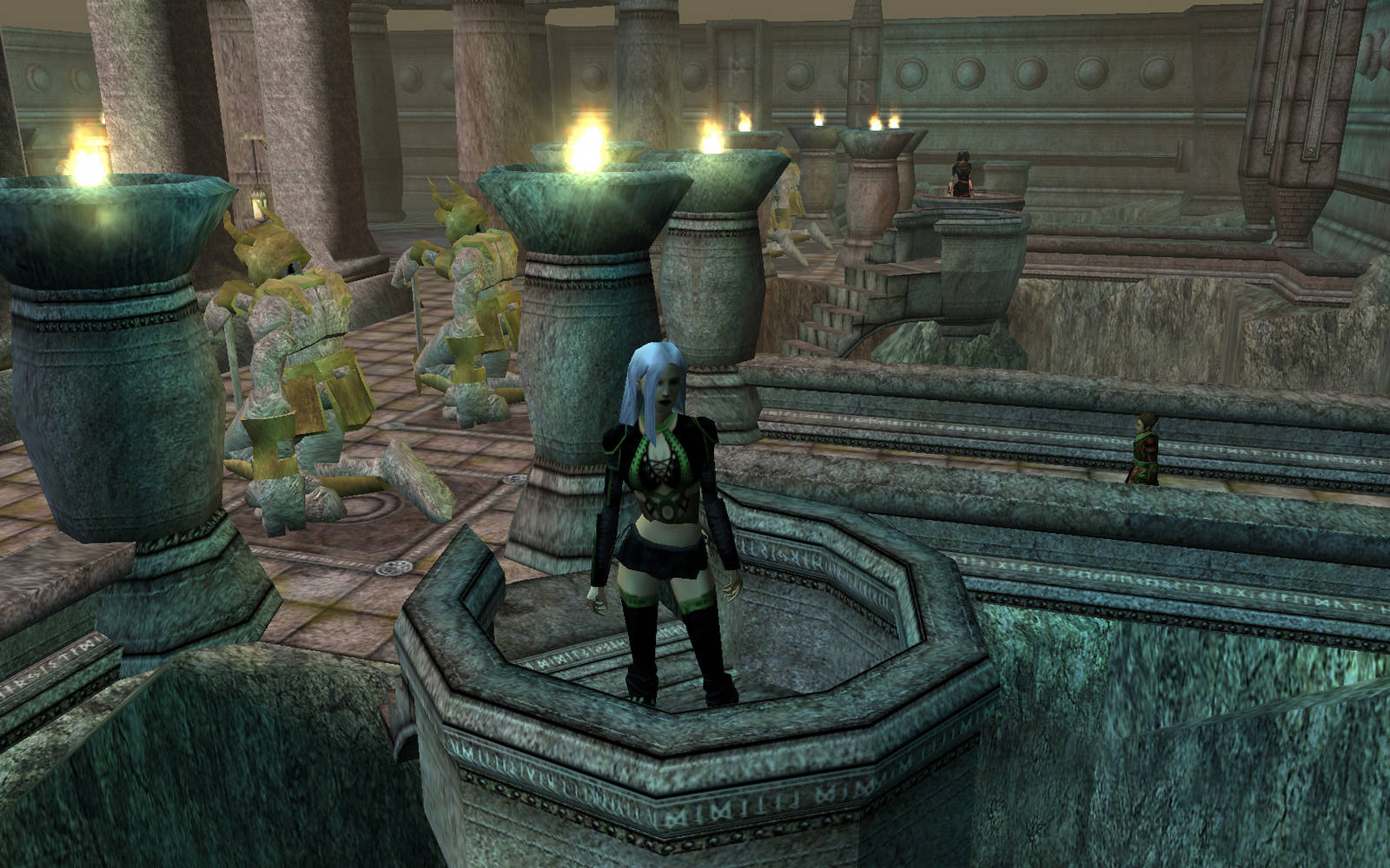 In a temple of earth somewhere