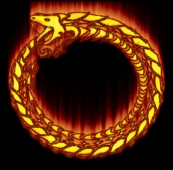 Flaming Ouroboros