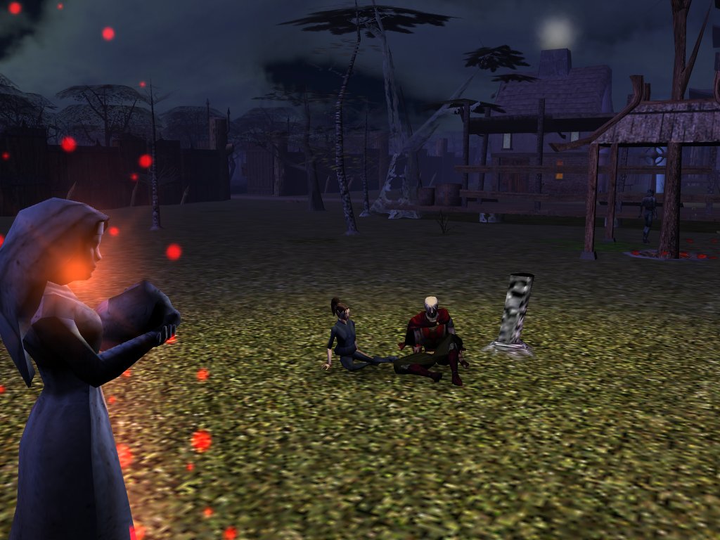 Emry and Julius at the temple