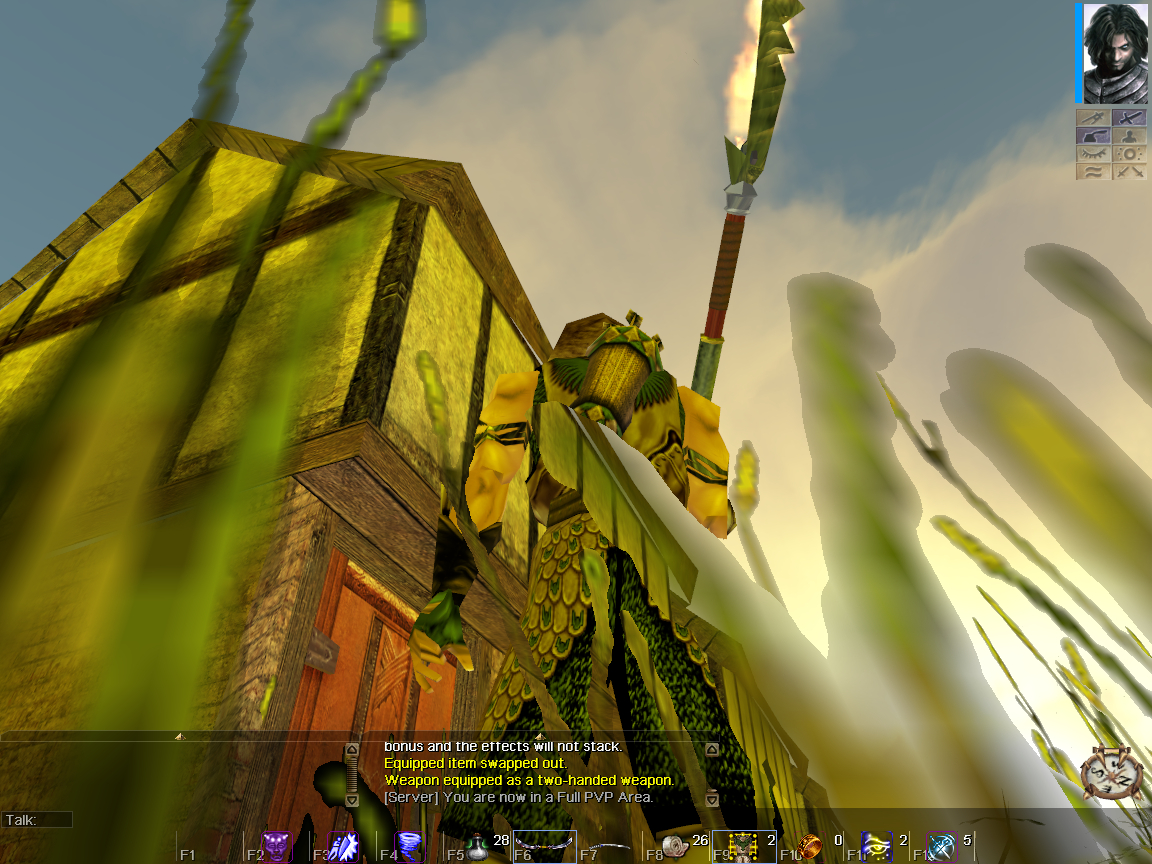 An ant looking up at Feh