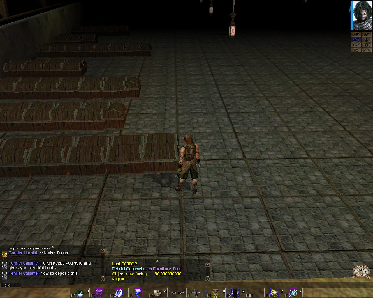 Basic guil huge room to the left of the entrance