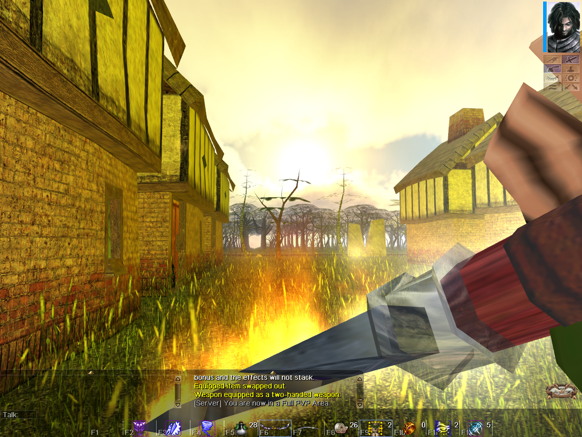 side look to the tree